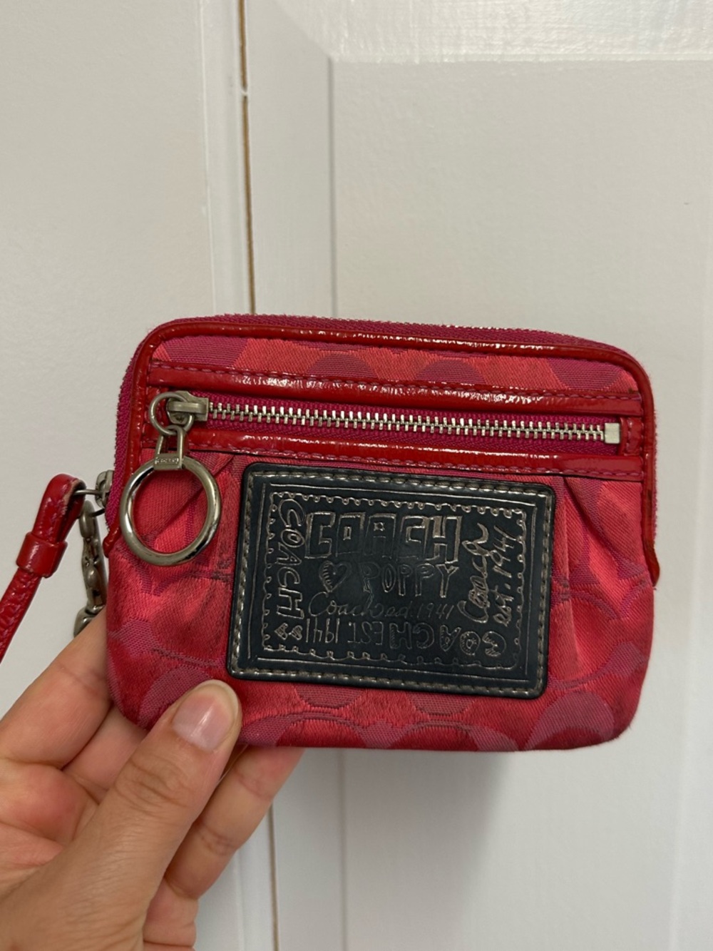 Coach Poppy Signature Wristlet Wallet - Picture 6 of 10